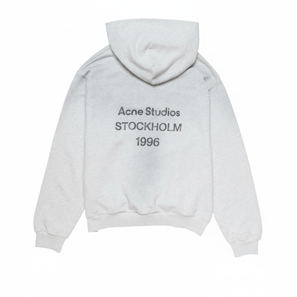 Acne Studio's Hoodie - White Background